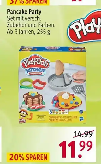 Rossmann Play-doh pancake party Angebot