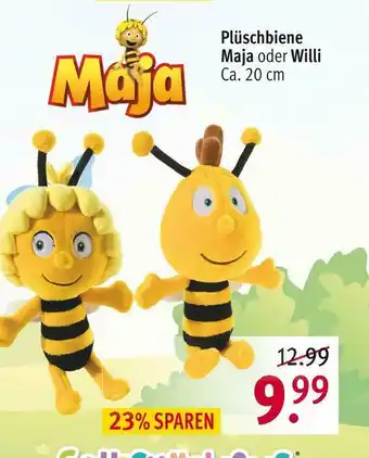 Rossmann Maja plüschbiene maja oder willi Angebot