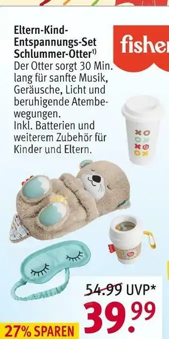 Rossmann Fisher-price eltern-kind-entspannungs-set schlummer-otter Angebot