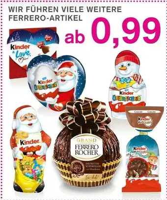 KODi Kinder ferrero-artikel Angebot