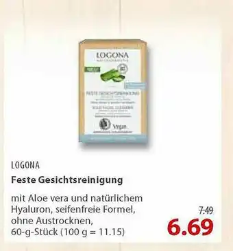 basic Logona Feste Gesichtsreinigung Angebot