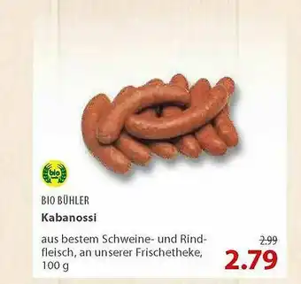 basic Bio Bühler Kabanossi Angebot