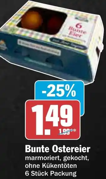 AEZ Bunte Ostereier 6 Stück Packung Angebot