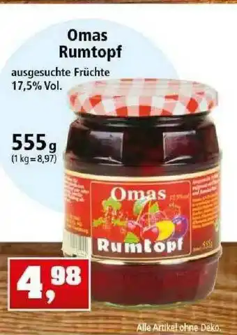 Thomas Philipps Omas Rumtopf Angebot