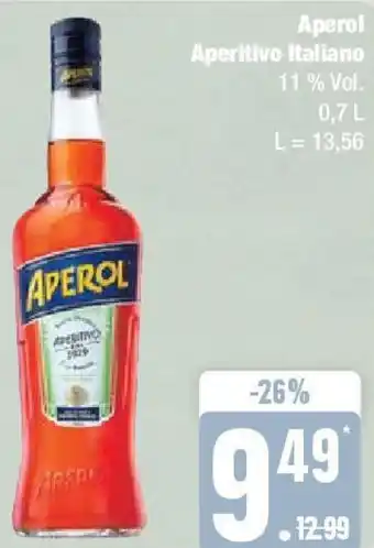 Edeka Aperol Aperitivo Italiano 0,7 L Angebot