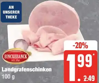 Edeka BINCKEBANCK Landgrafenschinken 100 g Angebot