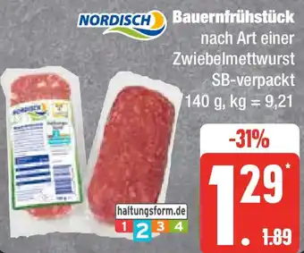 Edeka NORDISCH Bauernfrühstück 140 g Angebot