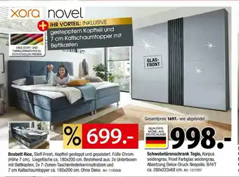 Zurbrüggen Xora und novel schlafzimmermöbel Angebot