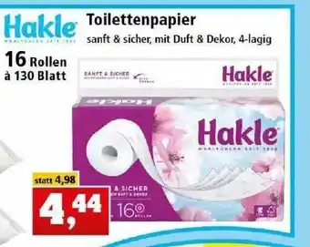 Thomas Philipps Hakle Toilettenpapier Angebot