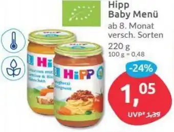 Budni Hipp Baby Menü 220g Angebot