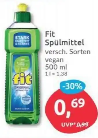 Budni Fit Spülmittel 500ml Angebot