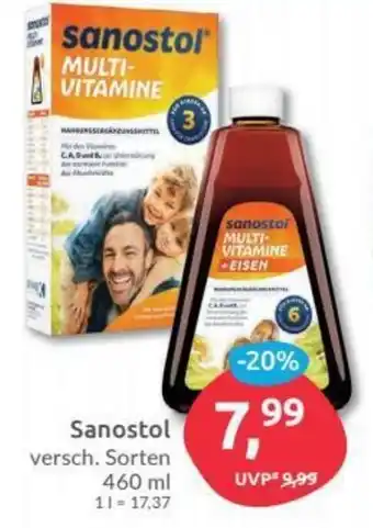 Budni Sanostol 460ml Angebot