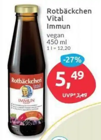 Budni Rotbäckchen Vital Immun 450ml Angebot