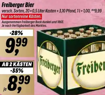 Simmel Freiberger Bier 20x0,5 Liter Kasten Angebot