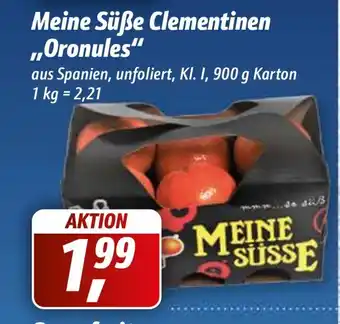 Simmel Meine Süße Clementinen Oronules 900g Angebot