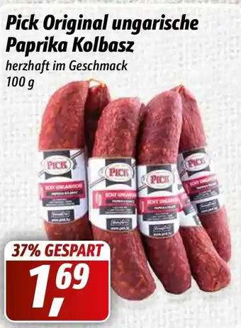 Simmel Pick Original ungarische Paprika Kolbasz 100g Angebot