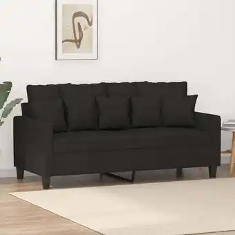 ManoMano 2-Sitzer-Sofa Schwarz 140 cm Stoff vidaXL31509 Angebot