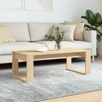 ManoMano Couchtische Kaffeetisch Sonoma-Eiche 102x50x35 cm Holzwerkstoff vidaXL Angebot