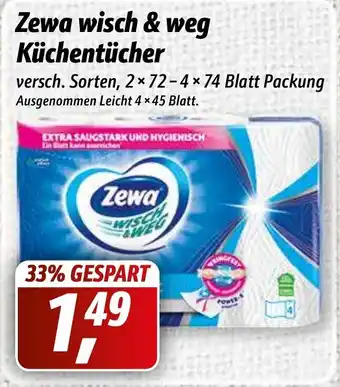 Simmel Zewa Wisch & Weg Küchentücher Angebot