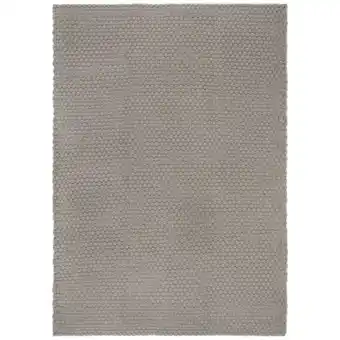 ManoMano Bonnevie - Teppich,Fußmatte Rechteckig Grau 120x180 cm Baumwolle vidaXL Angebot