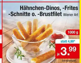 Zimmermann Hähnchen-dinos, -frites -schnitte o. -brustfilet Angebot