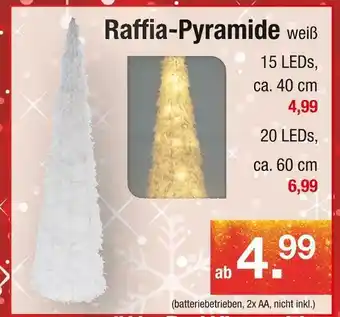 Zimmermann Raffia-pyramide Angebot