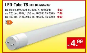 Zimmermann Led-tube t8 inkl. blindstarter Angebot