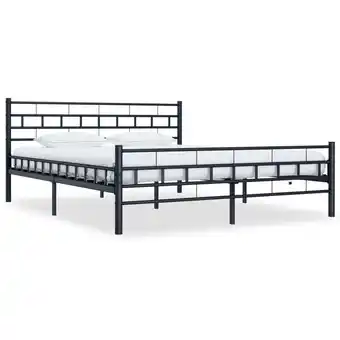 ManoMano Bonnevie - Bett - Jugendbett Bettgestell Schwarz Stahl 140×200 cm BV987628 Angebot