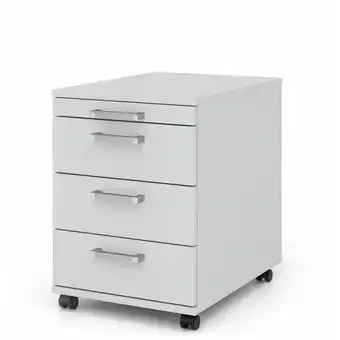 ManoMano Proregal-büromöbel Mit Top Leistungsdaten - Rollcontainer Anssi Grau HxBxT 59x42,8x58cm Chromgriff 4 Schübe Mit Schloss & Zen Angebot