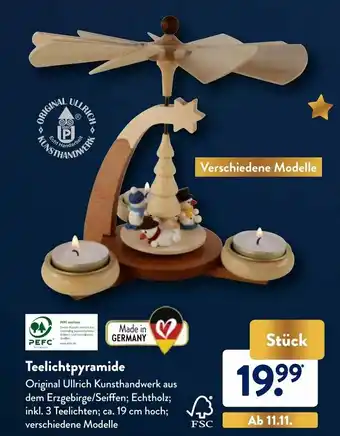 Aldi Nord Teelichtpyramide Angebot