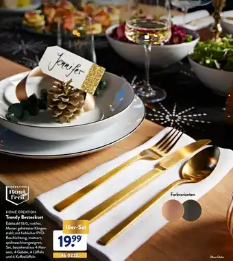 Aldi Nord Home Creation Trendy Besteckset Angebot