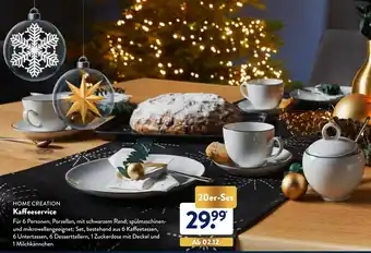 Aldi Nord Home Creation Kaffeeservice Angebot