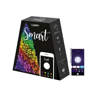 ManoMano Trade Shop Traesio - baum lichterkette fernbedienung über wifi app smart 180 led rgb Angebot