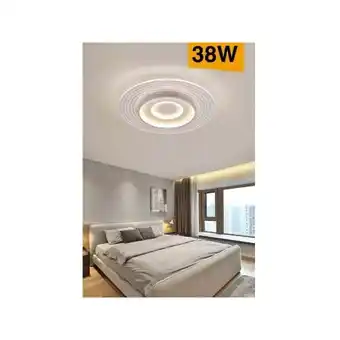 ManoMano Trade Shop Traesio - moderne led deckenleuchte 38 watt weiss finish warmes kaltes licht natürlich C40-B Warmes Weiß - Warmes  Angebot