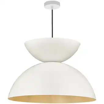 ManoMano Dar Lighting - Dar Riya Kuppel-Hängeleuchte, mattweiß Angebot