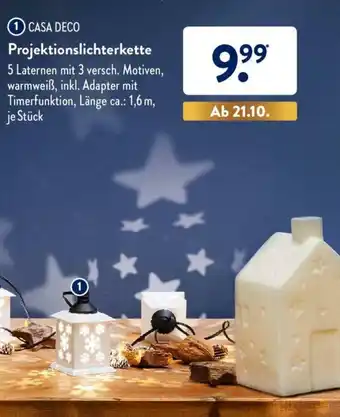 Aldi Süd Casa Deco Projektionslichterkette Angebot