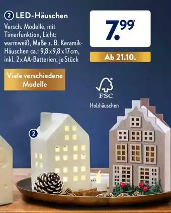 Aldi Süd LED Häuschen Angebot