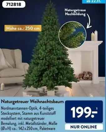 Aldi Süd Naturgetreuer Weihnachtsbaum Angebot