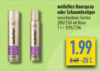 diska wella wellaflex Haarspray oder Schaumfestiger verschiedene Sorten 200/250 ml Dose Angebot