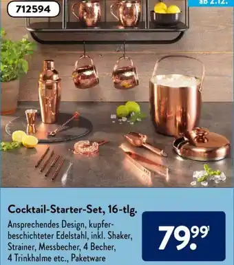 Aldi Süd Cocktail Starter Set, 16 tlg. Angebot