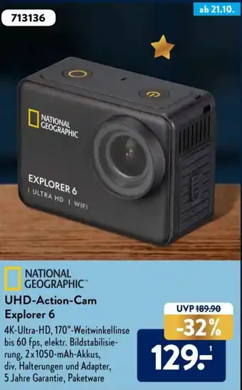 Aldi Süd UHD Action Cam Explorer 6 Angebot
