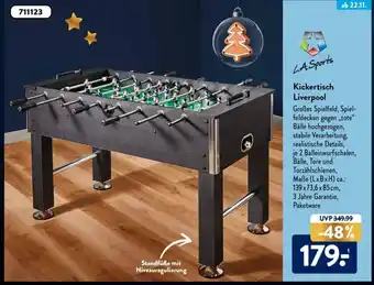 Aldi Süd Kickertisch Liverpool Angebot