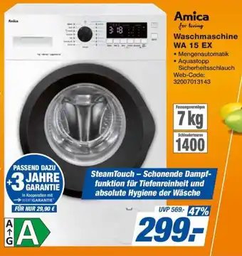 expert Techno Land Amica Waschmaschine WA 15 EX Angebot