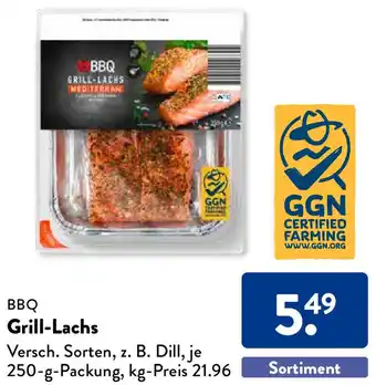 Aldi Süd BBQ Grill-Lachs 250 g Packung Angebot