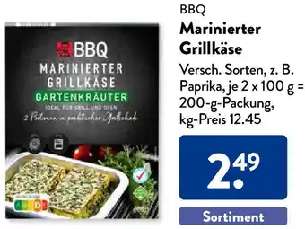 Aldi Süd BBQ Marinierter Grillkäse 200 g Packung Angebot