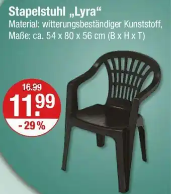 V Markt Stapelstuhl "Lyra" Angebot