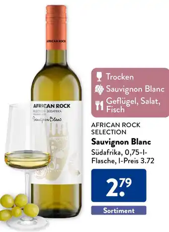 Aldi Süd AFRICAN ROCK SELECTION Sauvignon Blanc 0,75 L Flasche Angebot