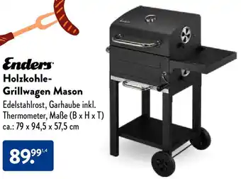 Aldi Süd Enders Holzkohle Grillwagen Mason Angebot