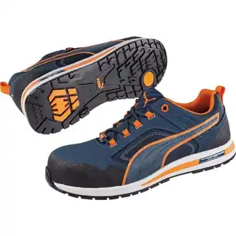 ManoMano Puma - 64.310.0-40 Sicherheitsschuh Crosstwist low Gr.40 blau/orange S3 hro src Angebot