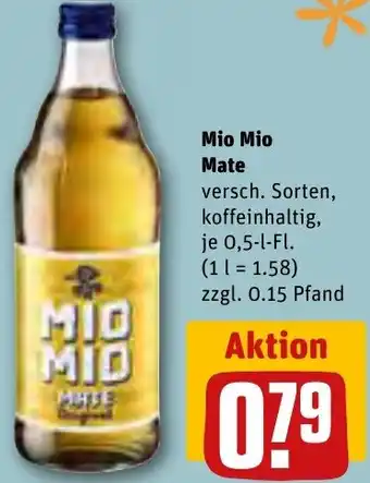 REWE Mio Mio Mate 0,5-l-Fl. Angebot